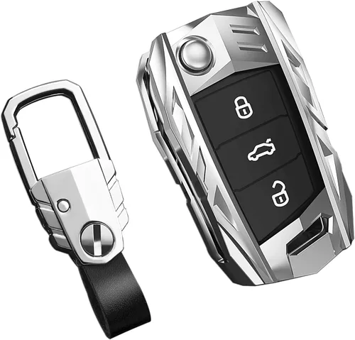 Miniatura 46 de Funda para llavero Nissan con llavero, elegante y duradera funda de protección de aleación de zinc compatible con Altima Maxima Rogue Armada