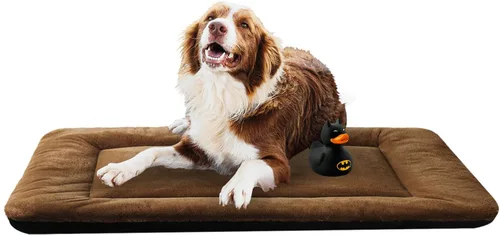 Miniatura 18 de Camas para Perros Almohadilla para Jaula para Perros Medianos/Grandes que se Ajusta a Jaulas de Perros, Almohadilla de Perrera Lavable y Gris