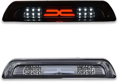 PIT66 3ª luz de freno LED, compatible con Toyota Tundra 2007-2018 de montaje alto, luz LED de freno de carga trasera de 3ª tercera posición, lente