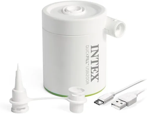 Miniatura 11 de INTEX Bomba de aire eléctrica QuickFill: infla y desinfla colchones de aire, kayaks inflables, botes, juguetes