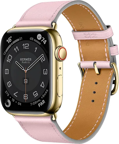 Miniatura 15 de LB1 - Correa de cuero para Apple Watch para mujeres y hombres, SE Ultra 2 de 1.575 in 1.732 in 1.811 in 1.654 in 1.772 in 1.614 in 1.496 in 1.929 in