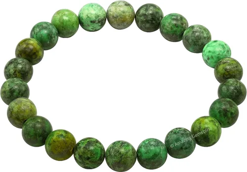 Miniatura 466 de Amazing Gemstone Pulsera de cristal para mujeres y hombres, pulsera de cristal curativo de protección, pulsera elástica con cuentas de piedras