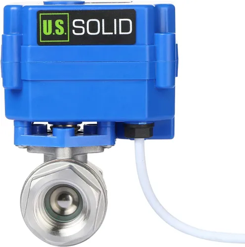 Miniatura 10 de U.S. Solid CR-02 Válvula de bola motorizada, 3 cables, Gris, 2.00watts, 12.00 volts
