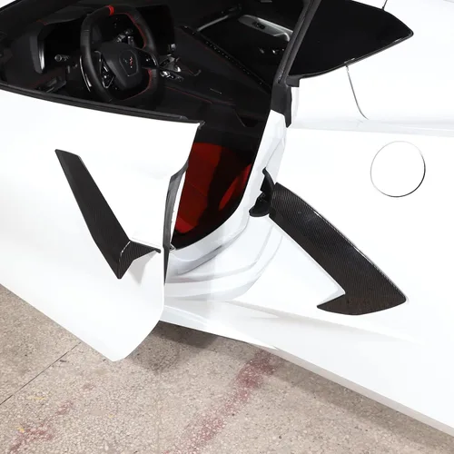 Miniatura 4 de Cubierta para manija de puerta de automóvil para Chevrolet Corvette C8 Stingray Z06 2020-2025, accesorios de decoración de puerta de ventilación