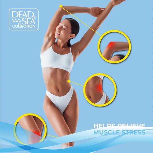 Miniatura 5 de Dead Sea Collection Sales de baño con almendra y vainilla – Sal pura del Mar Muerto y aceite de almendras dulces – Nutritiva calmante y relajante