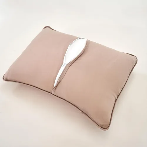 Miniatura 5 de DaDa - Juego de dos fundas de cojín con textura en relieve y diseño de dólares de arena, diseño floral, color beige neutro, 18” x 18” (46 x 46 cm)