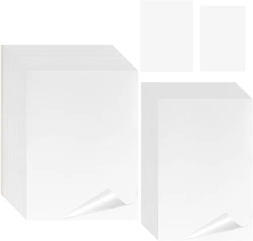 ALKRITA 100 piezas de papel de liberación de pintura de diamante de 6.3 x 4.7 in y 5.9 x 3.9 in, papel de liberación de silicona antiadherente de