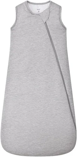 Miniatura 17 de HAPIU Saco de dormir unisex de rayón hecho de bambú TOG 1.0, cremallera premium de 2 vías, manta portátil para bebé