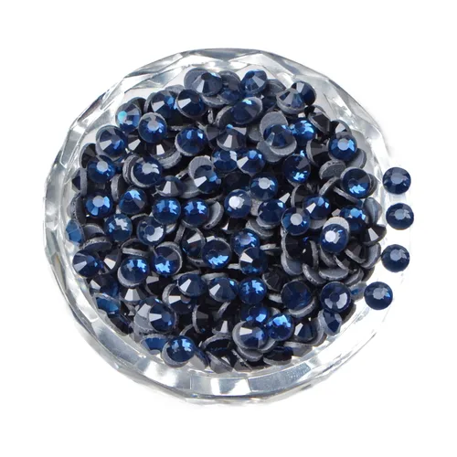 Miniatura 28 de LPBeads 10000 unidades de diamantes termoadhesivos SS6 amatista con parte trasera plana, gemas de diamantes de imitación de cristal redondas