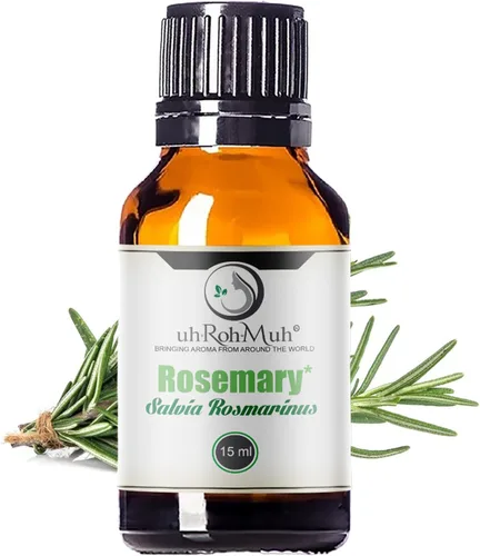 Aceite esencial de romero | Aceite esencial 100% puro y vegano | Aceite esencial difusor para el hogar para aromaterapia, perfecto para el cuidado