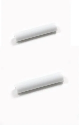 Miniatura 5 de 4 piezas de repuesto de resorte de puerta francesa para refrigerador GE WR02X12650 y mangas blancas Pin French Spring reemplaza para GE WR02X12651