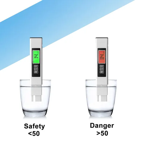 Miniatura 6 de 4 en 1 medidor Tds Medidor digital de agua, medidor preciso y confiable TDS EC y temperatura (°C, °F), probador de calidad de agua 0-9990ppm
