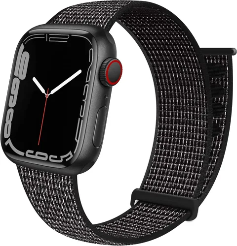 Miniatura 29 de Correa deportiva compatible con Apple Watch Band de 1.496 in, 1.575 in, 1.654 in, 1.732 in, iWatch Series 6 5 SE 4 3 2 1, correa de nailon con azul