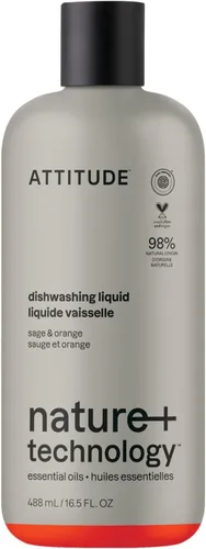 Miniatura 11 de ATTITUDE Jabón para platos, verificado por EWG, ingredientes a base de plantas y minerales, productos domésticos veganos y libres de crueldad