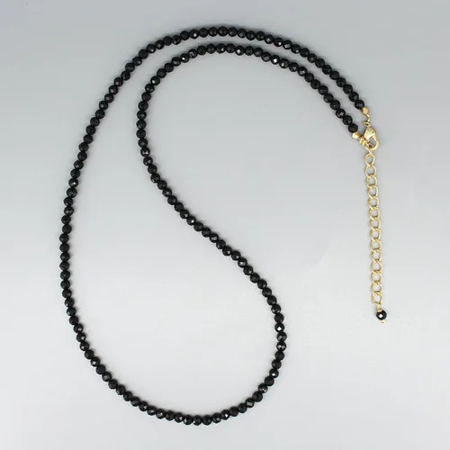 Miniatura 2 de Gempires - Collar de cuentas de piedras naturales hechas a mano, joyería de cristal hipoalergénica de 20 pulgadas, chapado en oro, joyería de moda