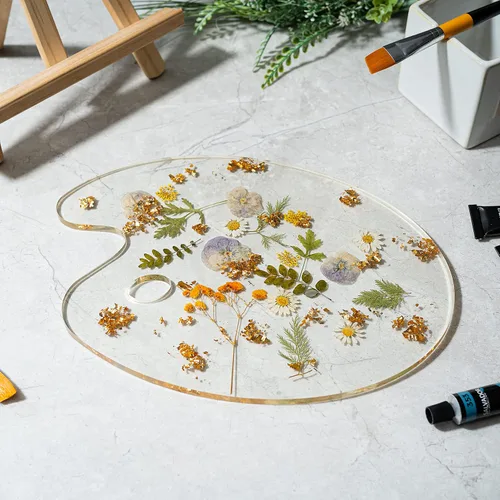 Miniatura 5 de Paletas de pintura botánica, artista de GUTE – Bandeja de pintura colorida para artistas de mezcla de colores, artistas, estudiantes y perfecto
