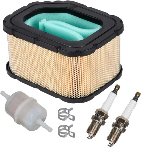 HIFROM 063-8080-00 Filtro de aire Pre limpiador con filtro de combustible Bujías Kit de afinación Compatible con Bad Boy ZT CZT Cortacéspedes con