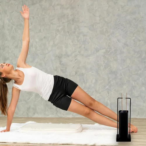 Miniatura 7 de Soporte para Varillas de Incienso, Quemador de Incienso Invertido con Recolector de Cenizas de Vidrio Negro Extraíble Anti-Vuelo de Cenizas Todo