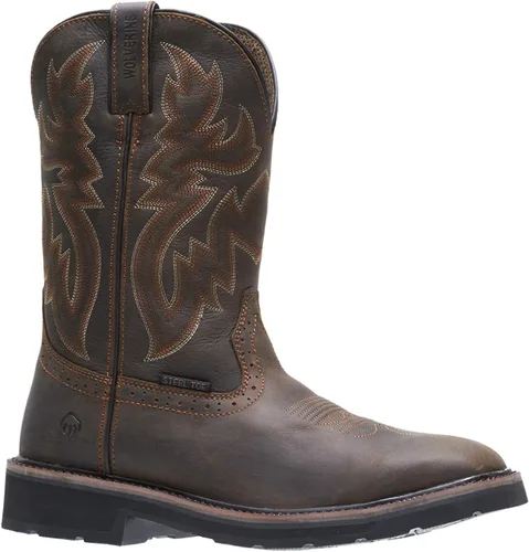 Miniatura 4 de Wolverine Mens Rancher Steel Toe 10in Work Boot