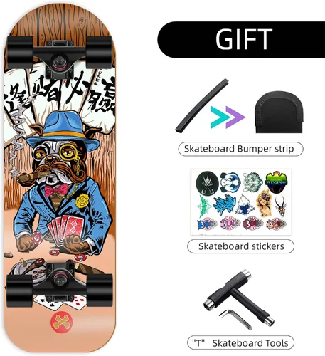Miniatura 7 de Patineta completa para mascotas diseñada para perros y mascotas