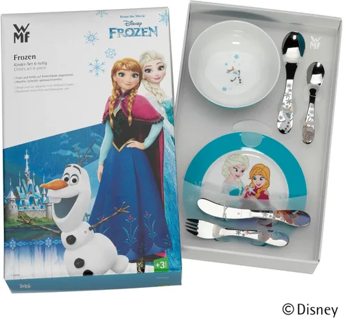 Miniatura 3 de WMF Disney Frozen - Juego de cubiertos para niños, transparente, 6 piezas
