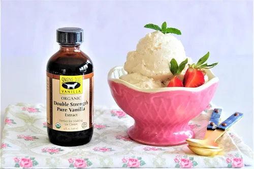 Miniatura 8 de Singing Dog Vanilla Extracto orgánico de vainilla pura de doble fuerza, 4 onzas – 2 granos de vainilla, USDA Organic – Helado, horneado – sin OMG