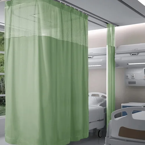 Miniatura 20 de Fcosie Cortinas divisoras de habitación de hospital con ganchos planos para cubículo, pantalla de privacidad para hospital, clínica médica