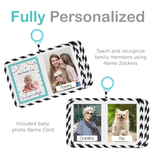 Miniatura 3 de Urban Kiddy™ Mi Primer Álbum Familiar del Bebé Juego de Regalo de Libro de Tela Fotográfico Suave para Recién Nacidos, Niños Pequeños y Niños