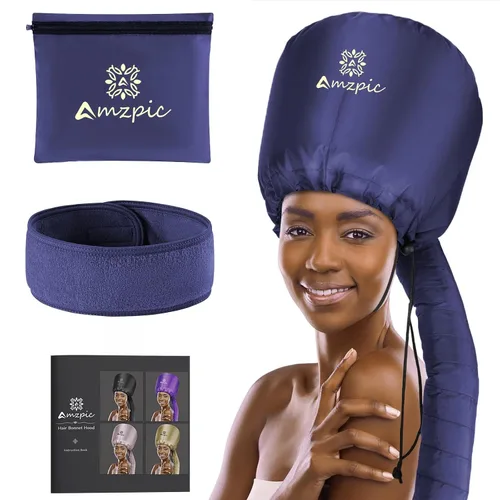 Miniatura 11 de Accesorio para secador de pelo de capó, suave, ajustable, extra grande, para acelerar el tiempo de secado en casa, fácil de usar para peinar, rizar