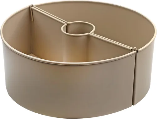 Miniatura 10 de AuldHome Design Maceta de sombrilla para mesa de patio con agujero para sombrilla (blanco)