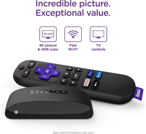 Miniatura 9 de Roku Express 4K+ Dispositivo de transmisión Roku 4K/HDR con control remoto por voz, TV gratis y en vivo