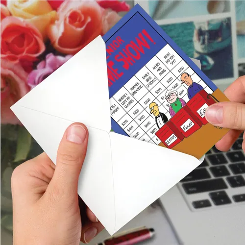 Miniatura 6 de NobleWorks - 1 divertida tarjeta de cumpleaños graciosa - Tarjeta de cumpleaños de humor sobre la inflación para hombres y mujeres - Tarjeta