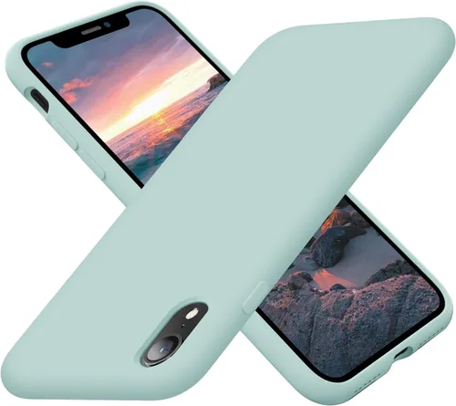 Miniatura 21 de Cordking - Carcasas para iPhone XR, de silicona muy delgada, a prueba de golpes, con forro de microfibra suave a prueba de rayones, de 6.1 pulgadas