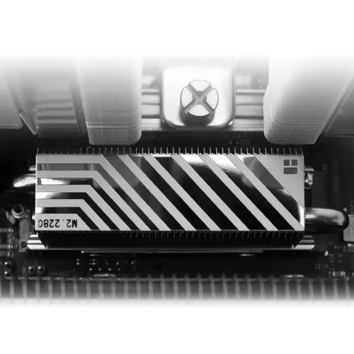 Miniatura 8 de Thermalright HR10 2280 SSD Enfriamiento disipador de calor, disipador de calor de doble cara, tubos de calor de 4 × 0.197 in, con almohadilla