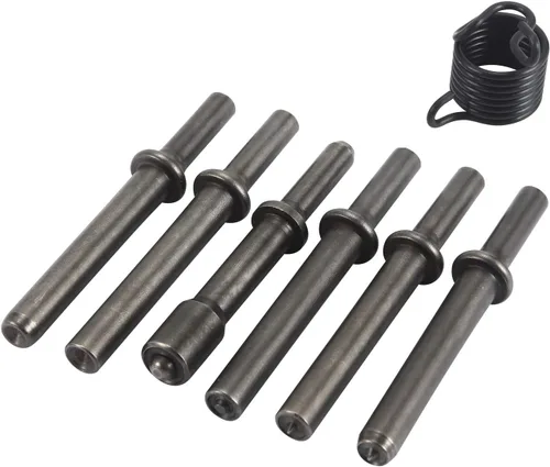 Kit de herramientas de martillo de remache neumático de alisado de alta resistencia de 7 piezas