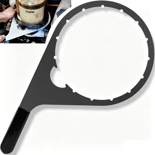 Camoo 8" 482017 llave de collar de filtro de combustible con tapa de ventilación de metal para Davco Fuel Pro 482, 483, 485, 487, 488, 782 y Shop