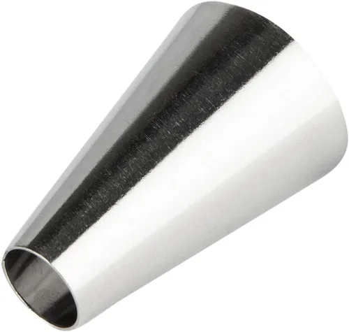 Restaurantware Pastry Tek Punta de tubería, 1 punta redonda redonda para glaseado – #12, resistente a la corrosión, punta de glaseado de acero