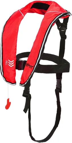 Miniatura 2 de Eyson Chaleco salvavidas inflable inflable para niño automático clásico Rojo