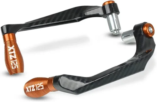 Miniatura 5 de Para Yamaha XTZ125 XTZ 125 2014-2018 2015 2016 2017 motocicleta 7/8 pulgadas 0.866 in manillar freno embrague palancas protector protector protector