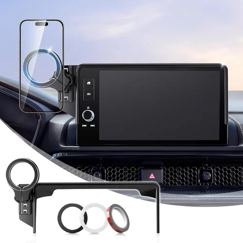 Miniatura 7 de pop-tech Soporte de teléfono de coche para Honda CR-V HR-V 2023 2024 2025 2026: para soporte magnético MagSafe de teléfono celular para accesorios
