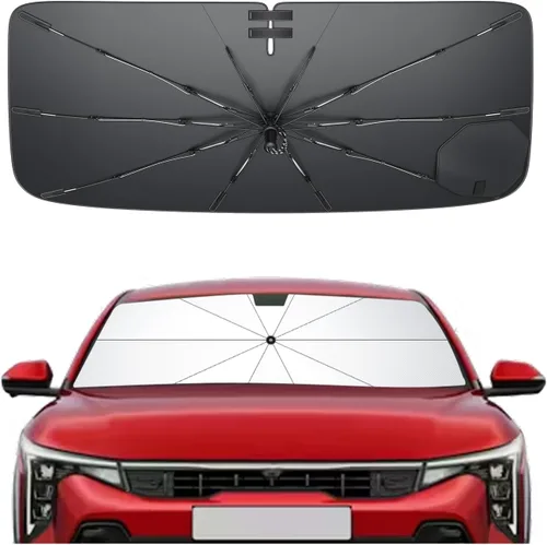 Miniatura 17 de SXCY Parasol para parabrisas Kia NIRO 2023-2026, accesorios 2021-2024 2025 2026 NIRO EV 2023-2026, 2023-2025, 2026, parasol plegable para rayos UV