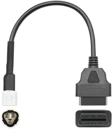 Ajuste para k OBD2 conector motocicleta moto para YA para HON Moto para Suz para Du OBD 2 cable de extensión para Kaw (para Del phi 6pin)