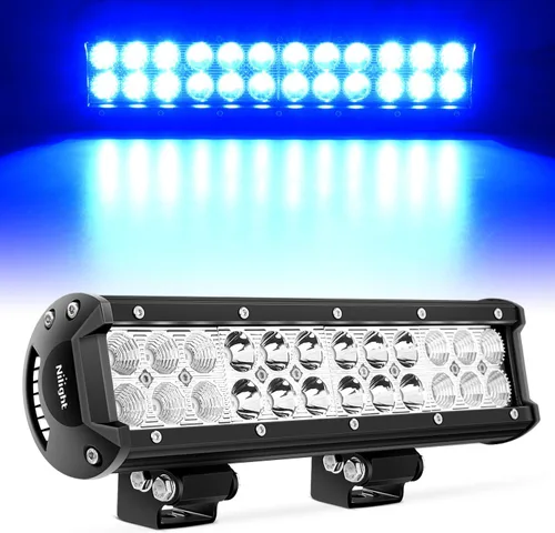Miniatura 15 de Nilight Barra de luz LED de 12 pulgadas, 72 W, 5040 lm, combo de haz puntual y amplio, luz de trabajo para todoterreno, niebla, barco, para Blanco