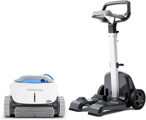 Miniatura 9 de Dolphin Proteus DX1 - Aspiradora robótica automática para piscinas, cepillo de limpieza activo, acceso a filtros de carga superior, ideal