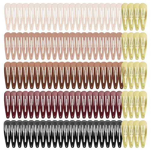 Miniatura 7 de Paquete de 120 pinzas negras para el cabello, pinzas antideslizantes para mujeres y niñas, horquillas duraderas para cabello grueso, recogidos