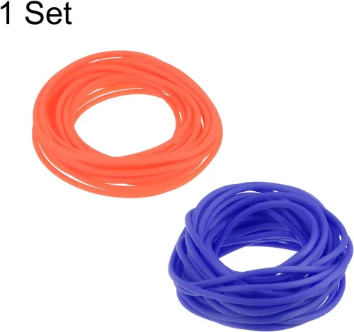 Miniatura 3 de HARFINGTON Tubo hueco de goma de 16 pies 1/8 pulgadas de diámetro y 1/16 pulgadas de orificio de silicona para hacer joyas, collares, pulseras