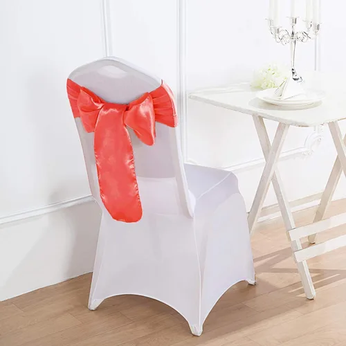 Miniatura 4 de Balsa Circle 20 cintas para sillas de satén dorado antiguo, lazos para decoración de boda, suministros de fiesta, eventos, fundas de silla