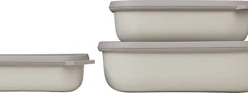 Miniatura 7 de Mepal Juego de 3 piezas Cirqula Multi Bowl - Contenedor de almacenamiento de alimentos con tapa - Adecuado como caja de almacenamiento hermética