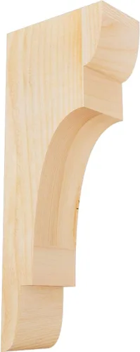 Miniatura 116 de Ekena Millwork COR04X12X12NEB00RWR 4 pulgadas de ancho x 12 pulgadas de profundidad x 12 pulgadas de alto New Brighton Rough Sawn Corbel, cedro rojo