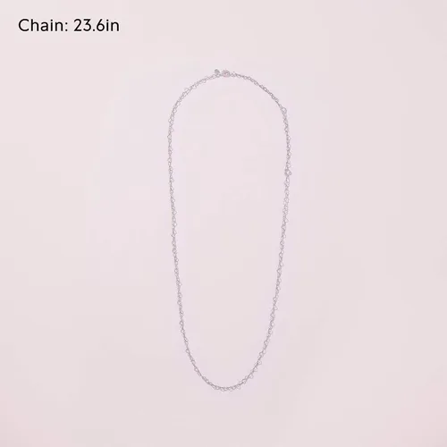 Miniatura 6 de PANDORA Jewelry Joined Hearts - Collar de plata de ley, 23.6 pulgadas, Metal, N A
